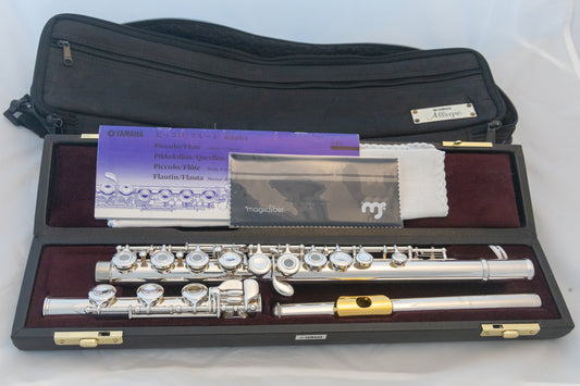 Yamaha YFL-371 Allegro Intermediate Flute *Silver Headjoint *Low-B *Split-E *Made in Japan *Overhauled New Pads