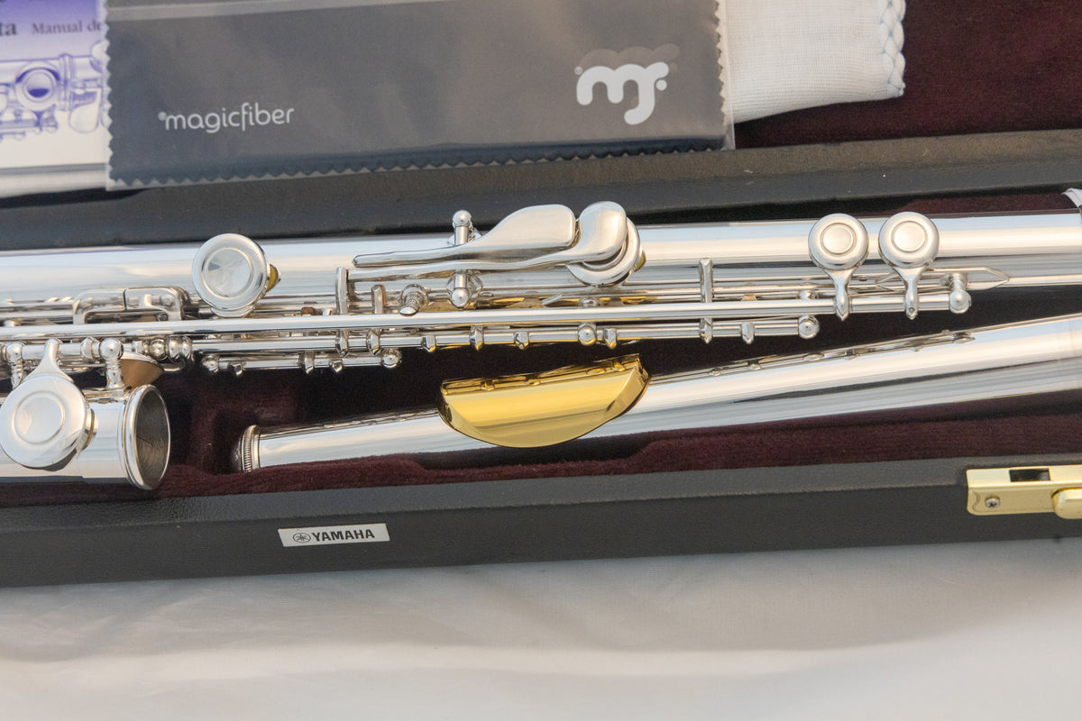 Yamaha YFL-371 Allegro Intermediate Flute *Silver Headjoint *Low-B *Split-E *Made in Japan *Overhauled New Pads