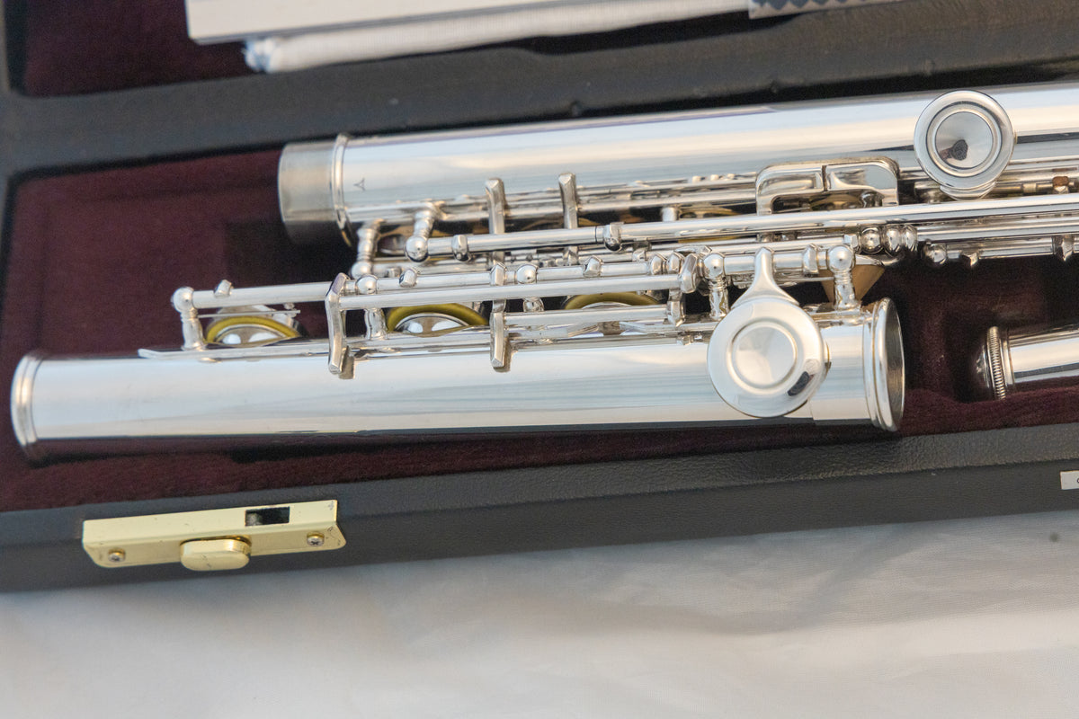 Yamaha YFL-371 Allegro Intermediate Flute *Silver Headjoint *Low-B *Split-E *Made in Japan *Overhauled New Pads