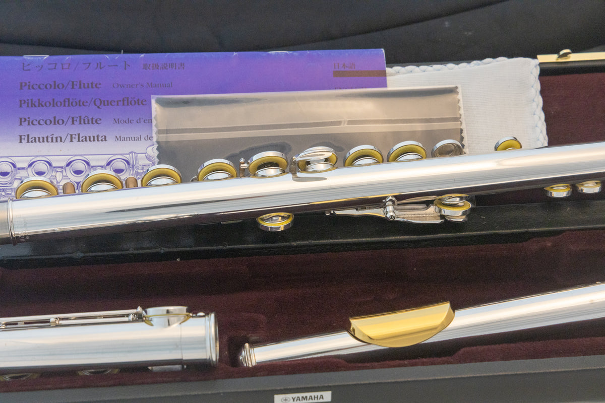 Yamaha YFL-371 Allegro Intermediate Flute *Silver Headjoint *Low-B *Split-E *Made in Japan *Overhauled New Pads