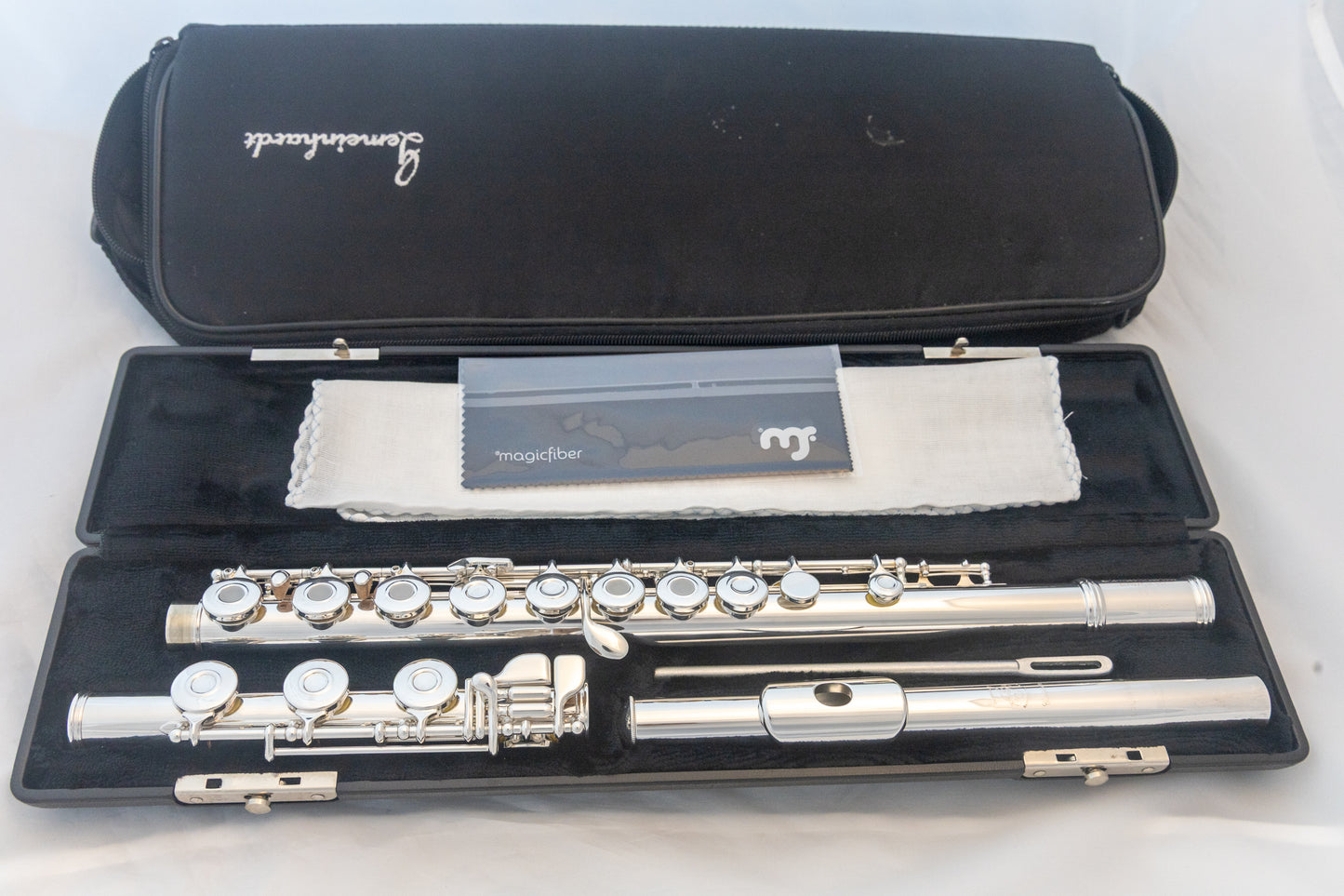 Gemeinhardt 3SHB Intermediate Flute Open-hole *Solid Silver Headjoint Low-B Foot *Overhauled New Pads
