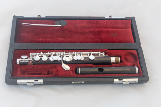 Yamaha YPC-62 Professional Piccolo Grenadilla Wood *Made in Japan *Cleaned & Serviced