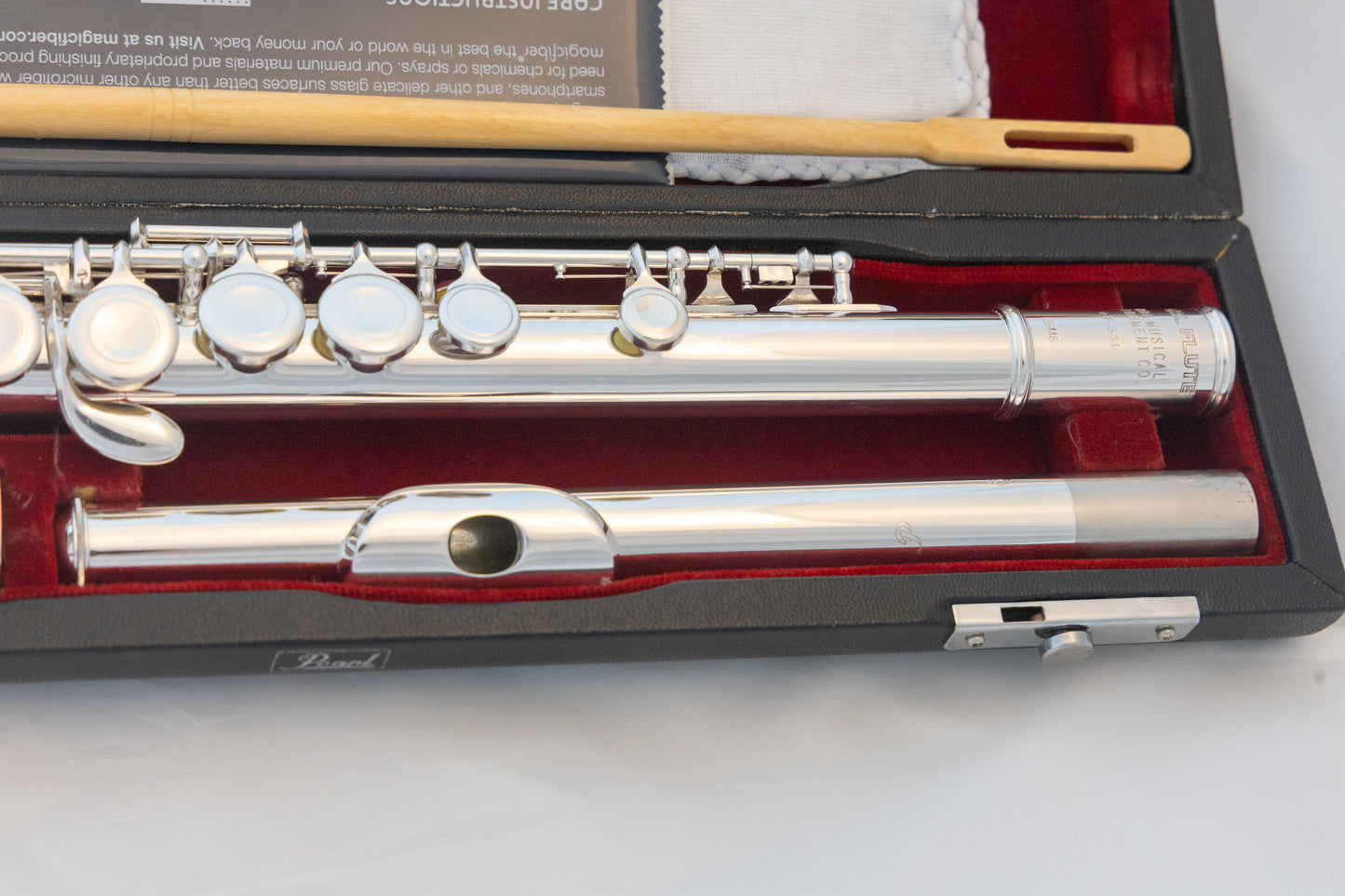 Pearl PF-501 Flute Silver-plated with Split-E *Made in Japan *Overhauled New Pads *Ready to play