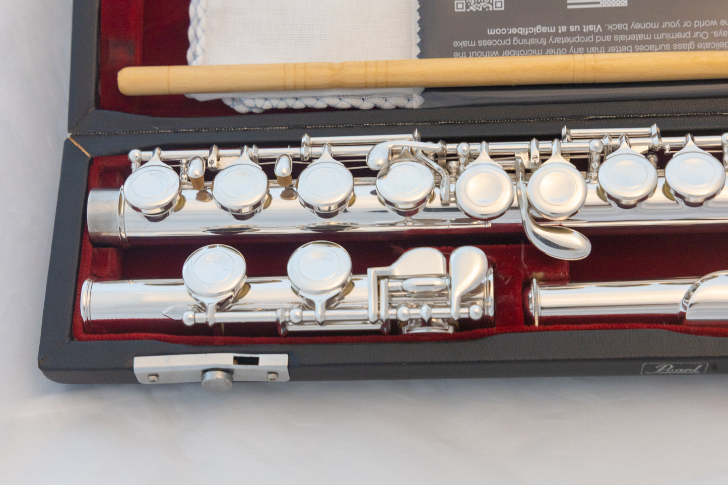Pearl PF-501 Flute Silver-plated with Split-E *Made in Japan *Overhauled New Pads *Ready to play