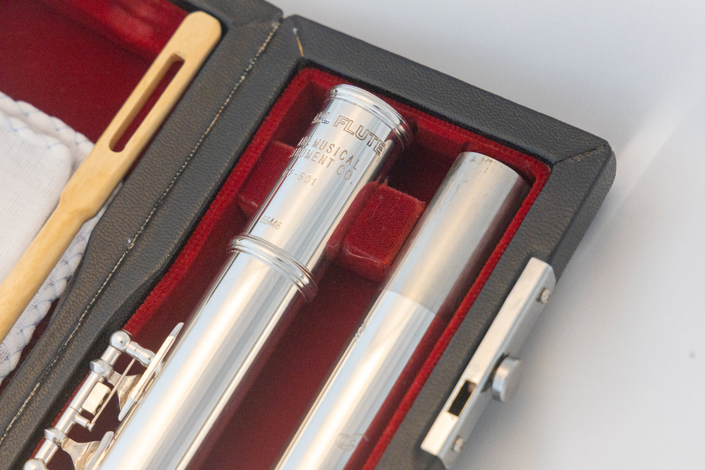 Pearl PF-501 Flute Silver-plated with Split-E *Made in Japan *Overhauled New Pads *Ready to play