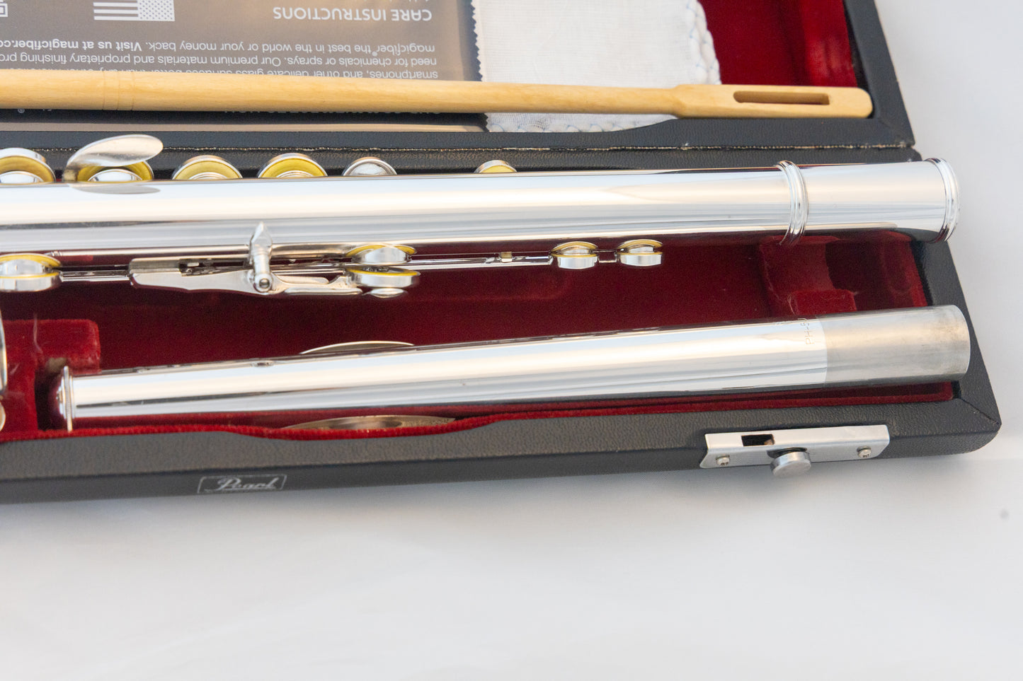 Pearl PF-501 Flute Silver-plated with Split-E *Made in Japan *Overhauled New Pads *Ready to play