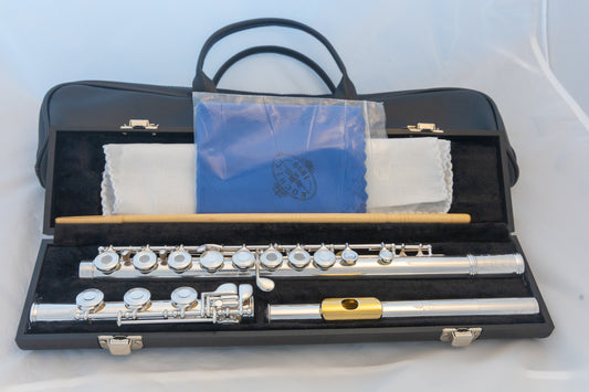 Gemeinhardt KG Special Professional Flute *All Solid Silver *Open-hole *B-Foot *Overhauled New Pads