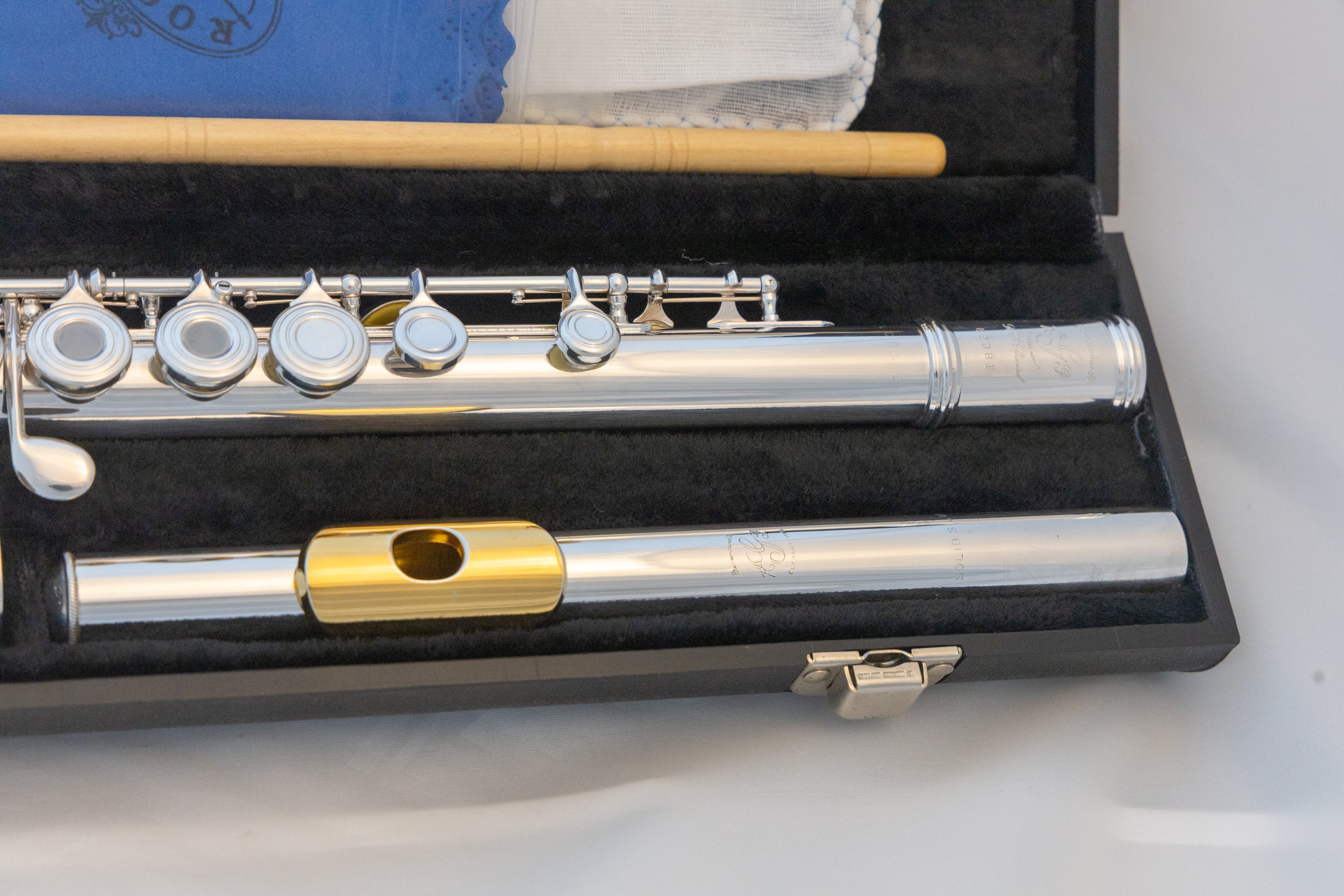 Gemeinhardt KG Special Professional Flute *All Solid Silver *Open