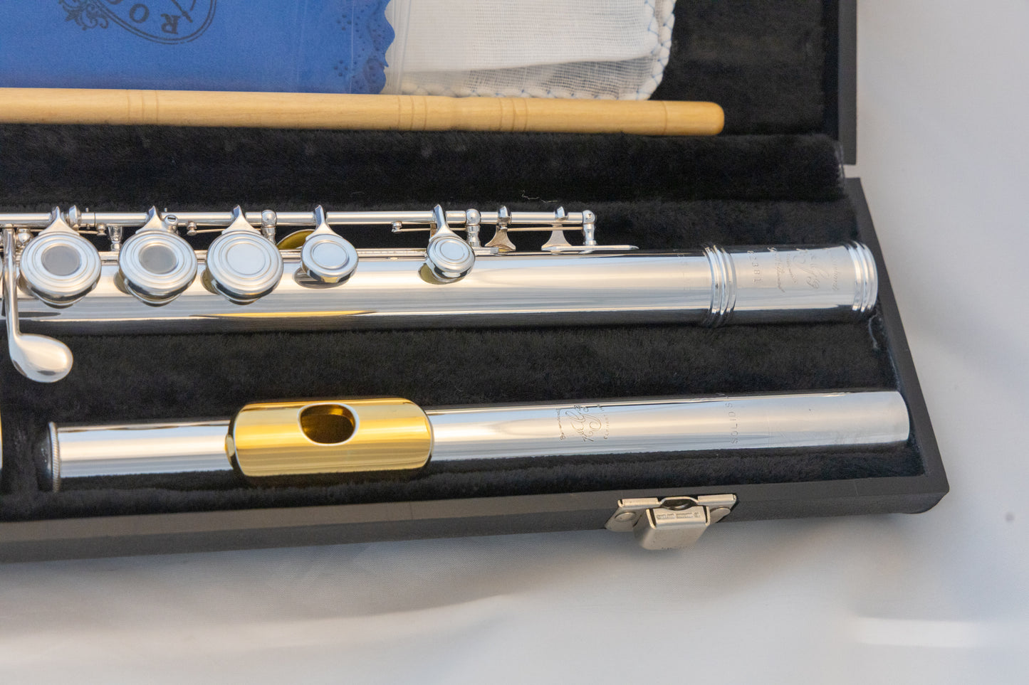 Gemeinhardt KG Special Professional Flute *All Solid Silver *Open-hole *B-Foot *Overhauled New Pads