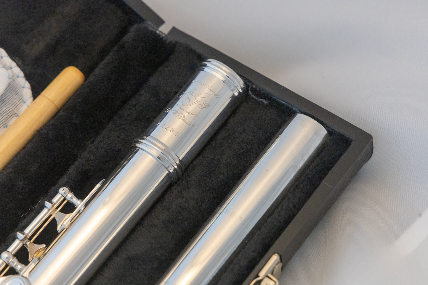 Gemeinhardt KG Special Professional Flute *All Solid Silver *Open-hole *B-Foot *Overhauled New Pads
