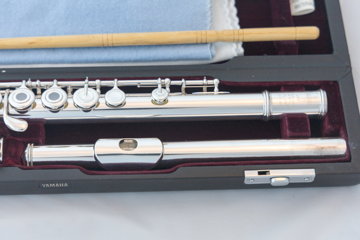 Yamaha YFL-684H Professional Flute All Silver, Open-hole Inline-G *Made in Japan *Cleaned & Serviced #031457