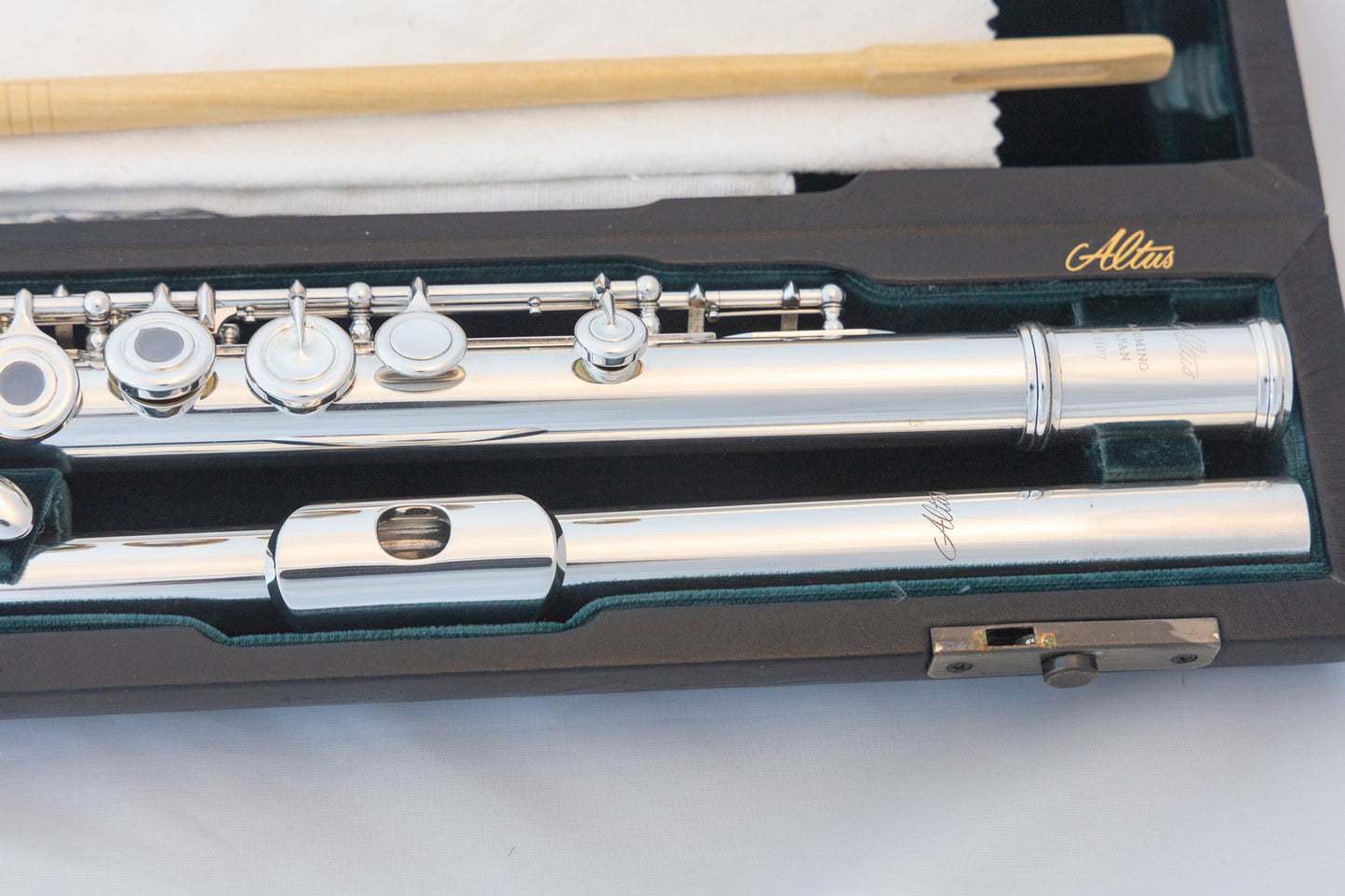 Altus A1107 Professional Flute *958 Solid Silver *Low-B *Split-E *Made in Japan *Cleaned & Serviced