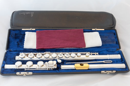 Gemeinhardt KG Special Professional Flute *All Solid Silver *Open-hole *B-Foot *New Pads