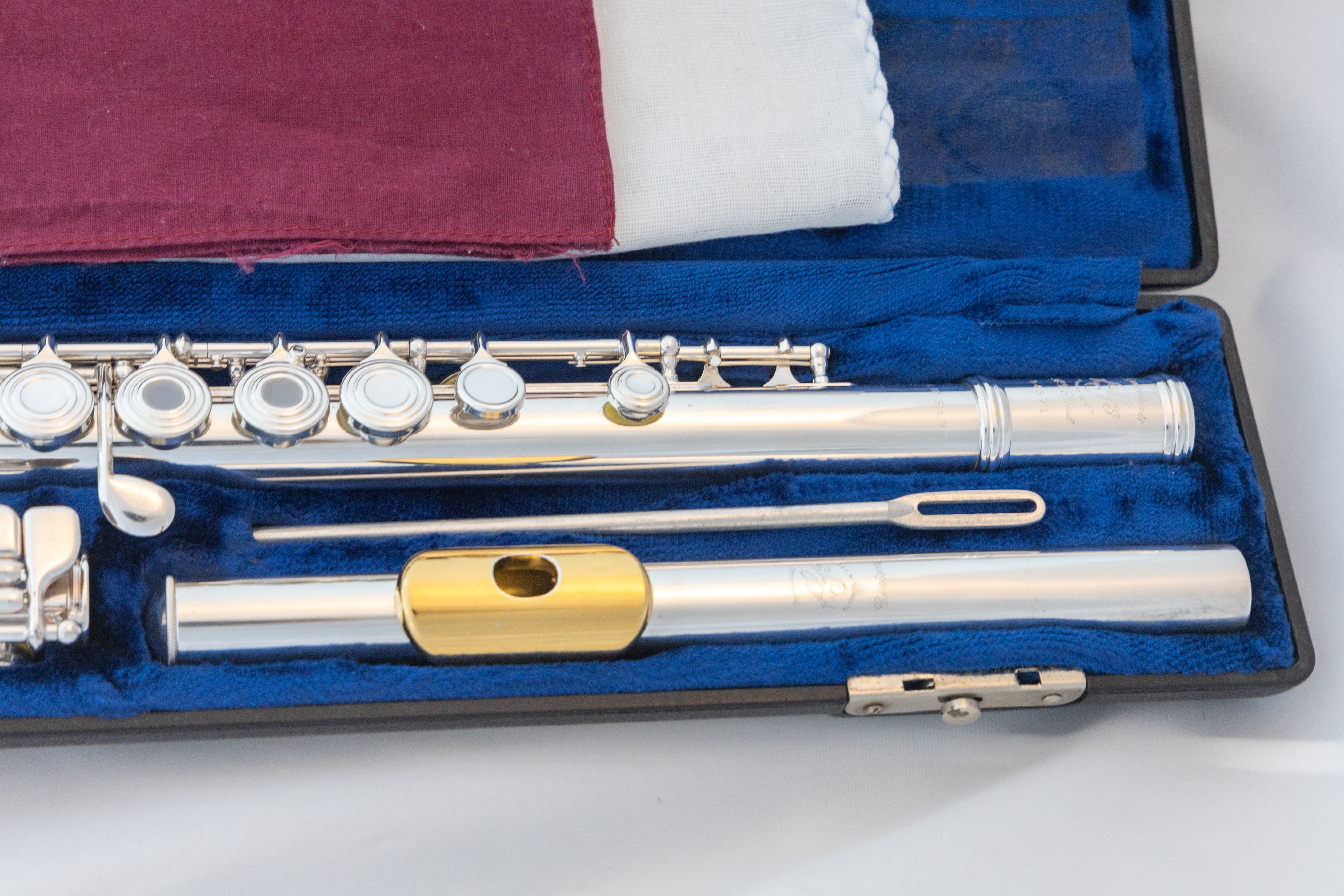 Gemeinhardt KG Special Professional Flute *All Solid Silver *Open-hole  *B-Foot *New Pads