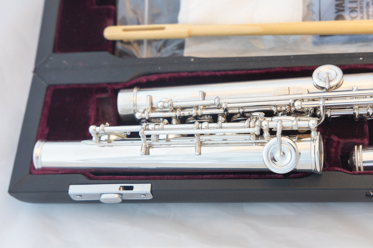 Yamaha YFL-677HCT Professional Flute *All Silver *C#-Trill *Low-B *Split-E *Cleaned & Serviced #061894