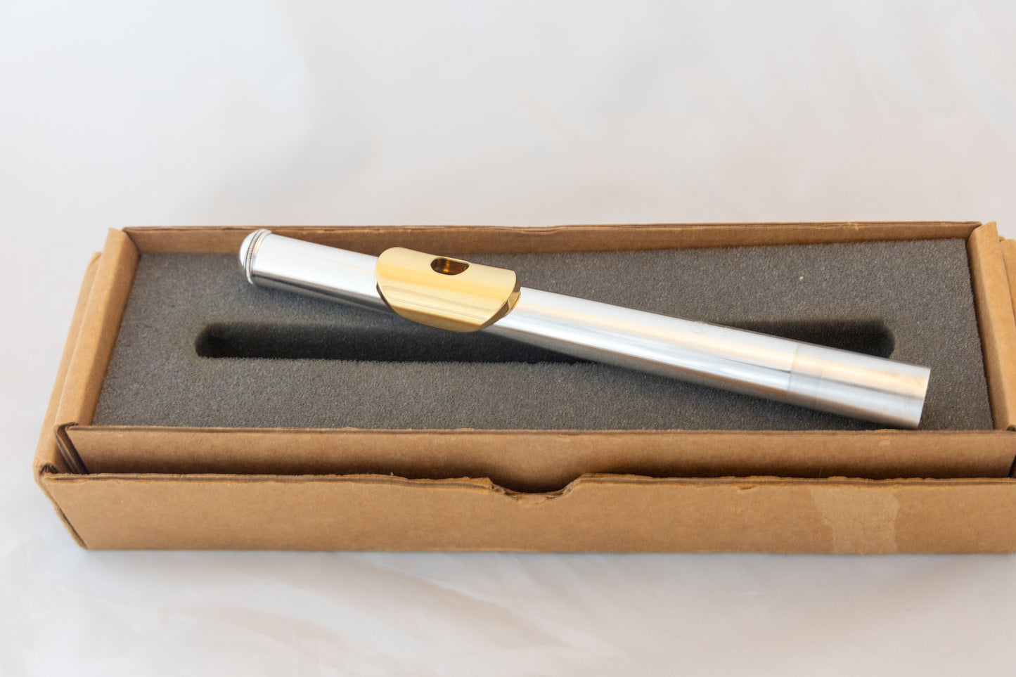 Yamaha 925 silver flute headjoint *Gold-plated *Cleaned & Adjusted