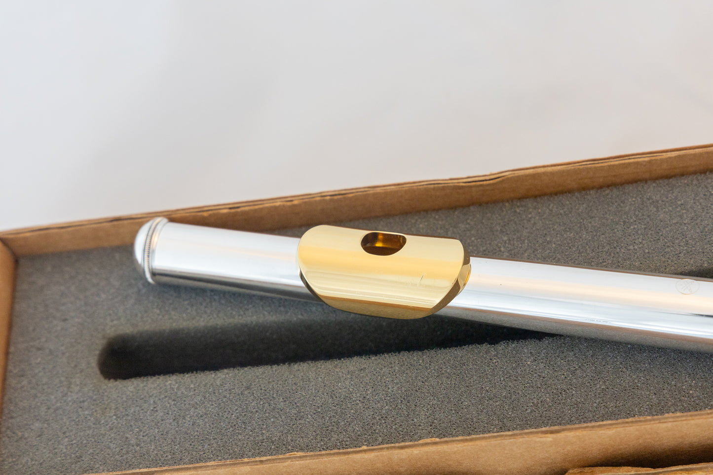 Yamaha 925 silver flute headjoint *Gold-plated *Cleaned & Adjusted