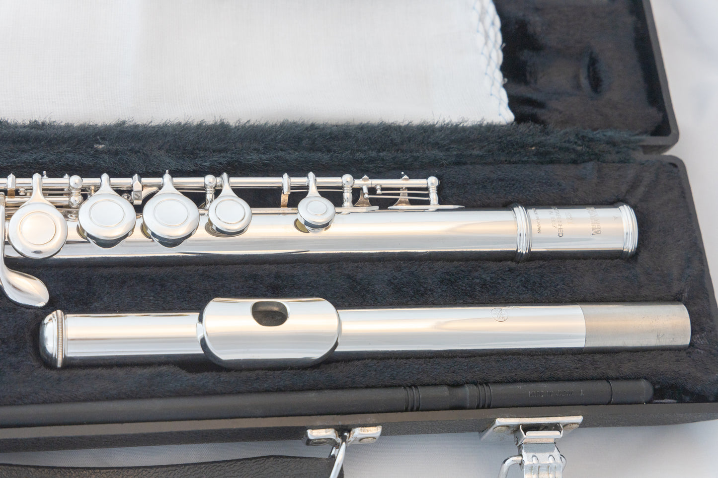 Yamaha YFL-221 Silver-plated Standard Flute *Made in Japan *Cleaned & Serviced