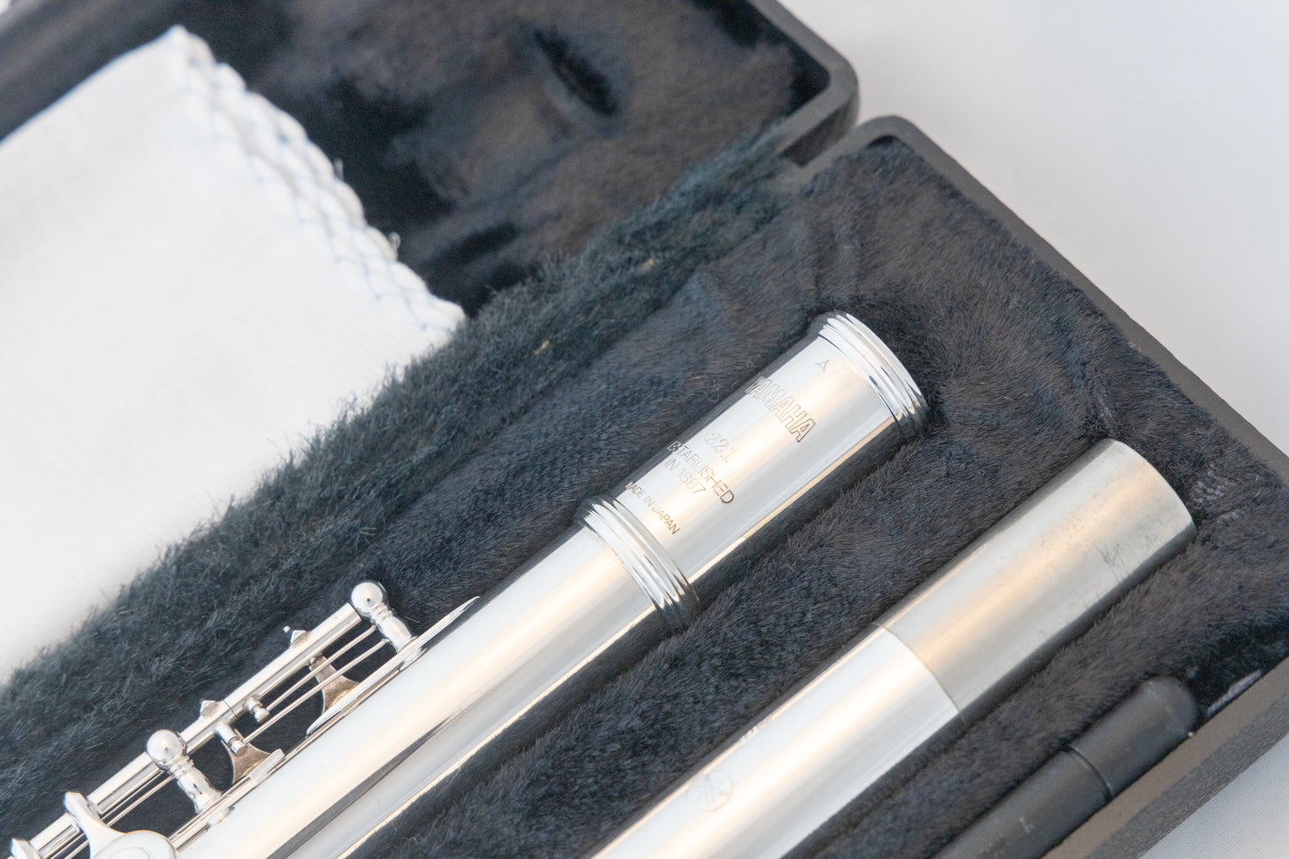 Yamaha YFL-221 Silver-plated Standard Flute *Made in Japan *Cleaned & Serviced