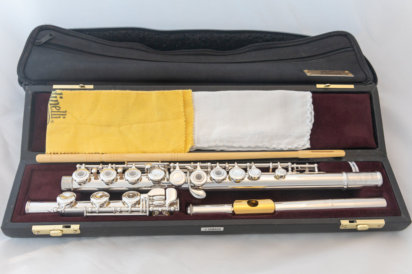 Yamaha YFL-371 Allegro Intermediate Flute *Silver Headjoint *Low-B *Split-E *Cleaned & Serviced #753924