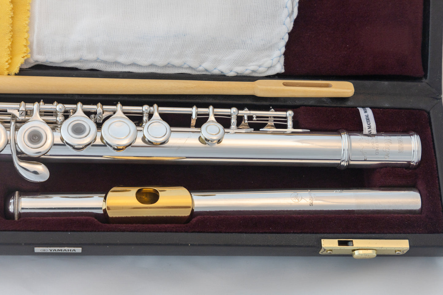 Yamaha YFL-371 Allegro Intermediate Flute *Silver Headjoint *Low-B *Split-E *Cleaned & Serviced #753924