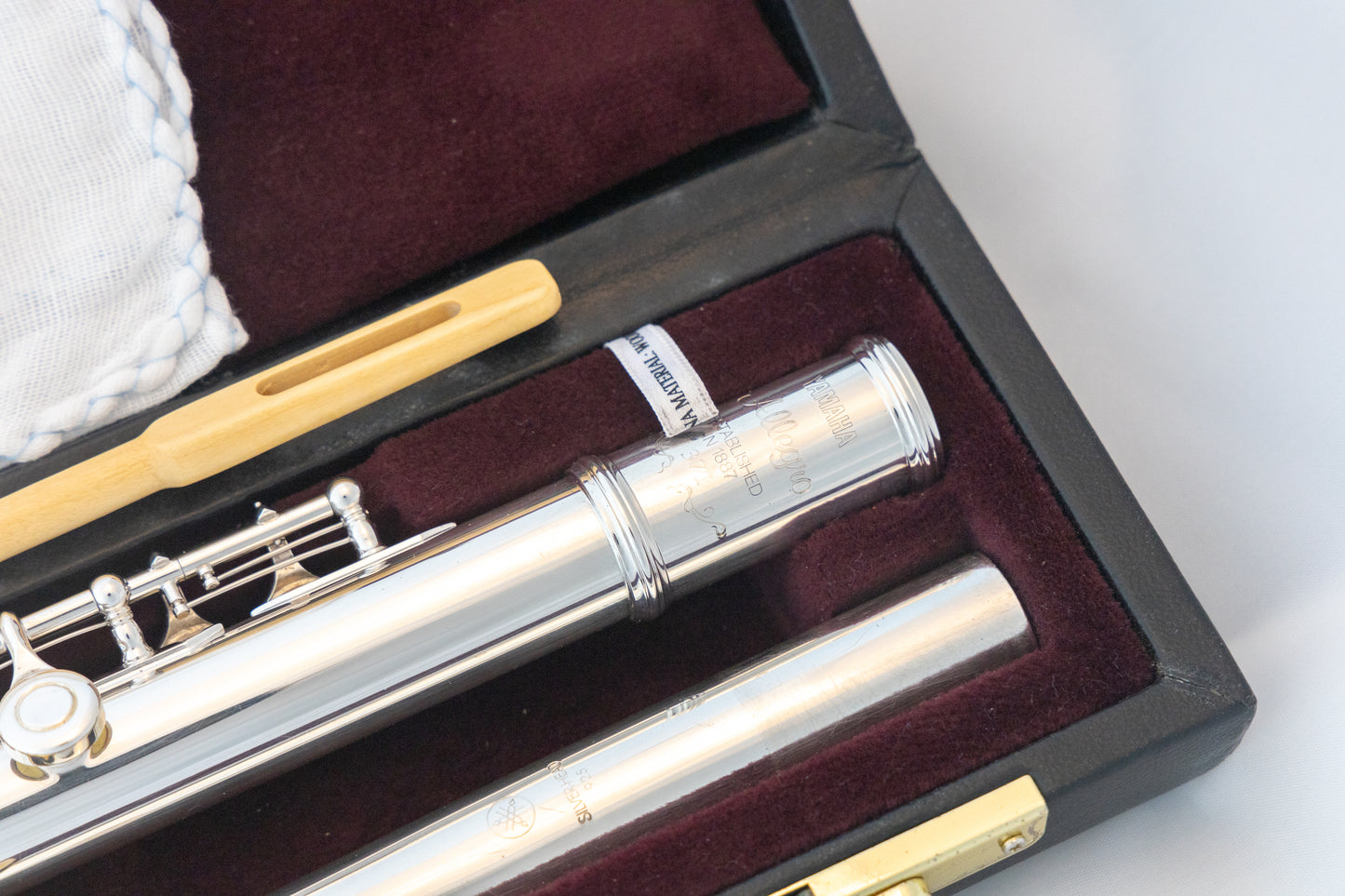 Yamaha YFL-371 Allegro Intermediate Flute *Silver Headjoint *Low-B *Split-E *Cleaned & Serviced #753924