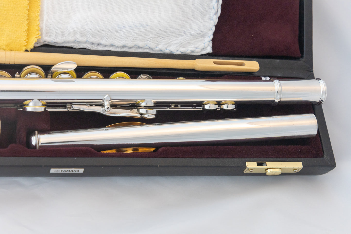 Yamaha YFL-371 Allegro Intermediate Flute *Silver Headjoint *Low-B *Split-E *Cleaned & Serviced #753924