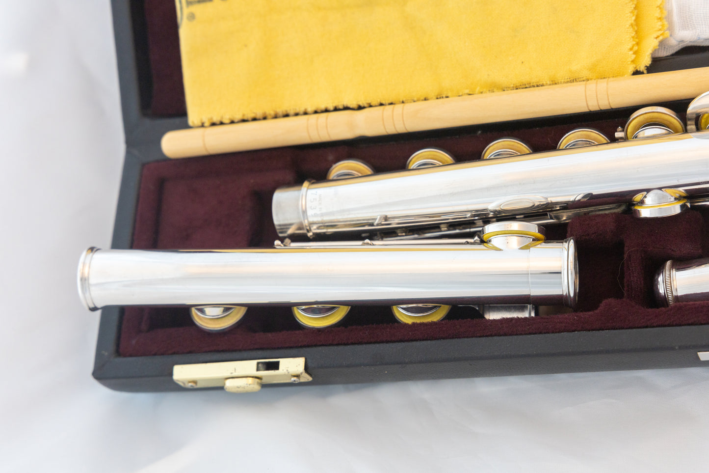 Yamaha YFL-371 Allegro Intermediate Flute *Silver Headjoint *Low-B *Split-E *Cleaned & Serviced #753924