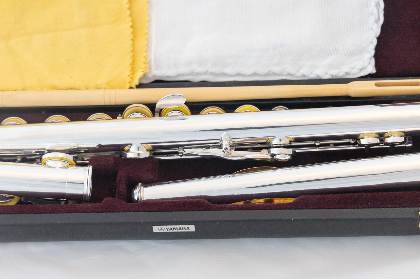 Yamaha YFL-371 Allegro Intermediate Flute *Silver Headjoint *Low-B *Split-E *Cleaned & Serviced #753924