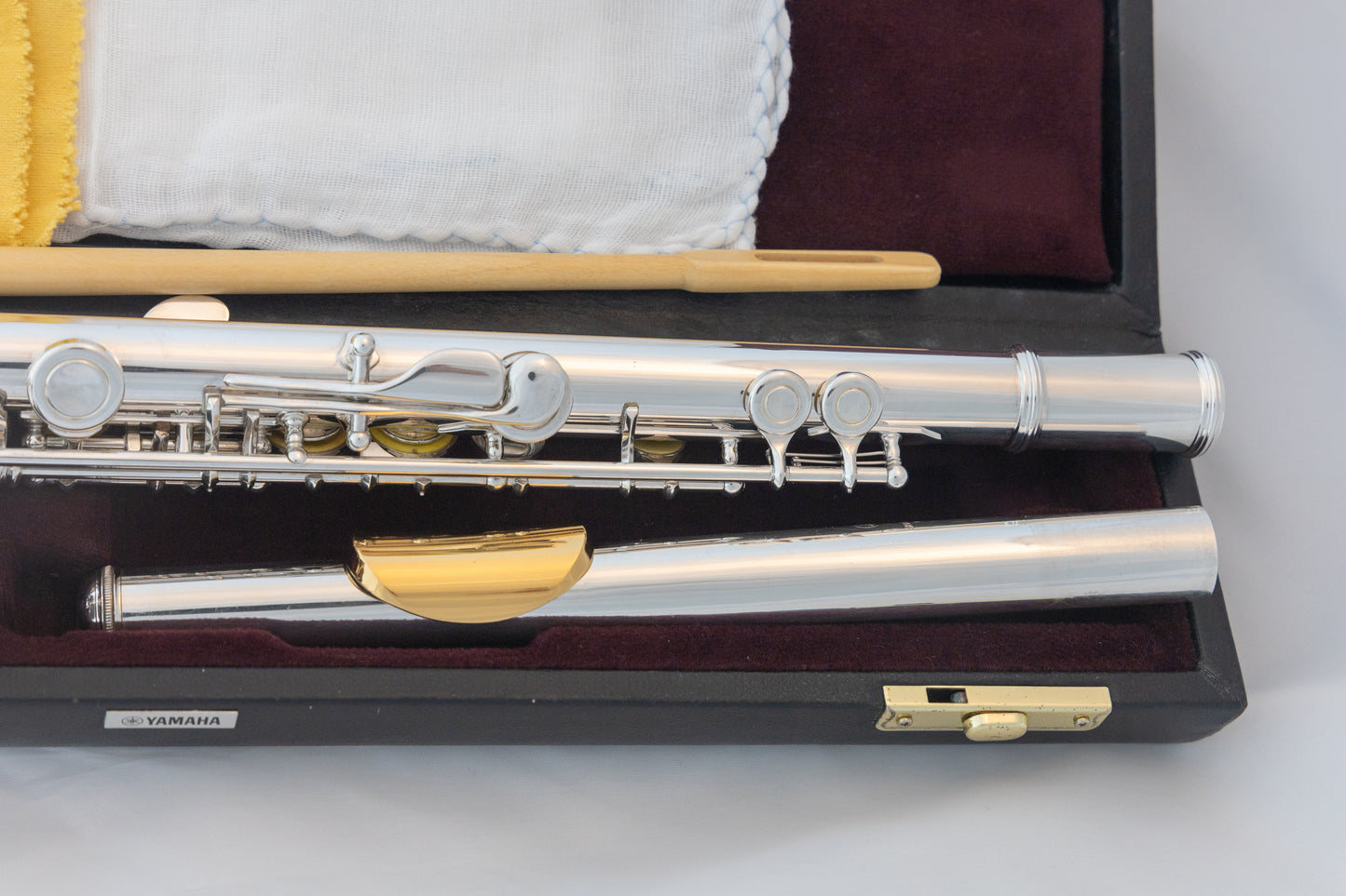 Yamaha YFL-371 Allegro Intermediate Flute *Silver Headjoint *Low-B *Split-E *Cleaned & Serviced #753924