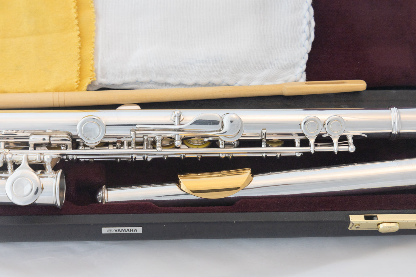 Yamaha YFL-371 Allegro Intermediate Flute *Silver Headjoint *Low-B *Split-E *Cleaned & Serviced #753924