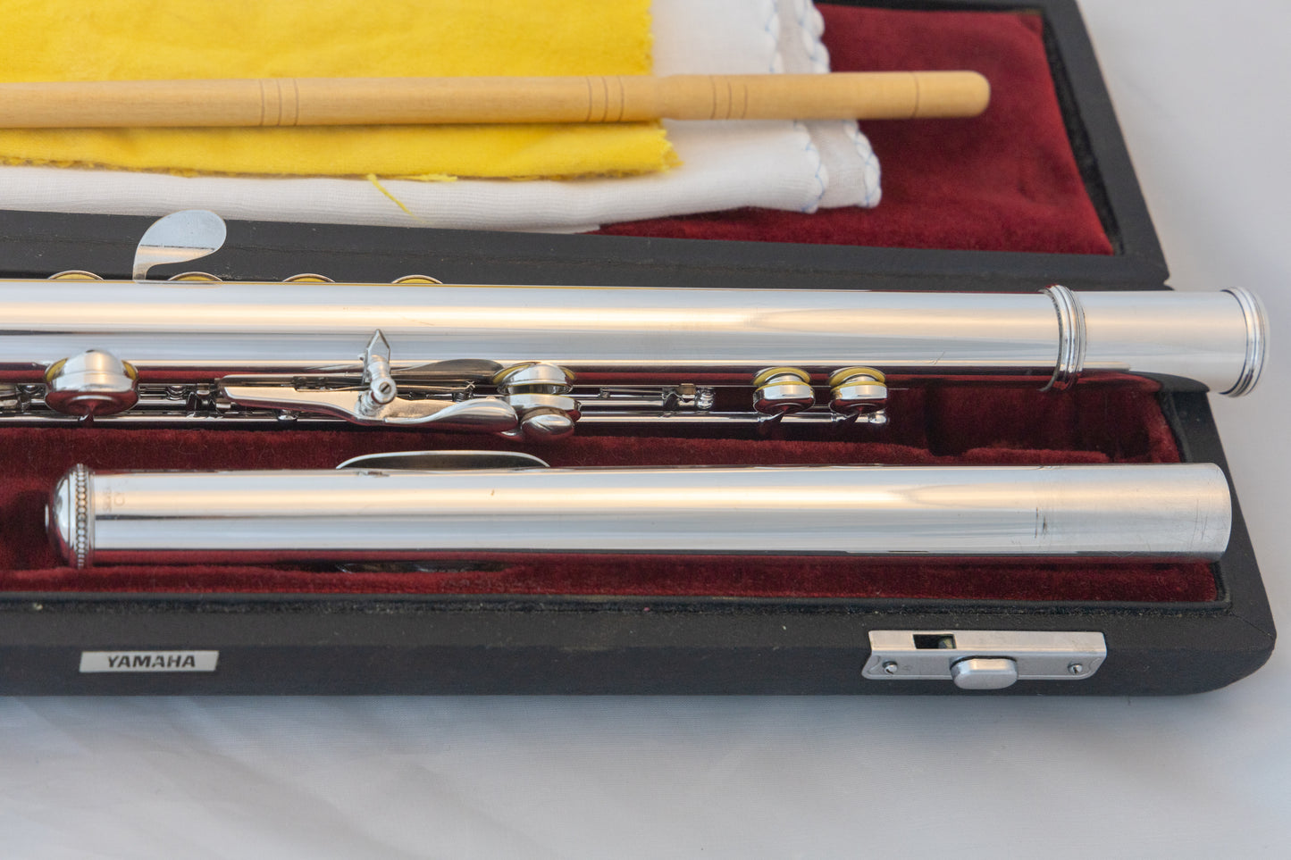 Yamaha YFL-581H (now 687H) Professional Flute All Silver Open-hole *Made in Japan *Cleaned & Serviced #002598