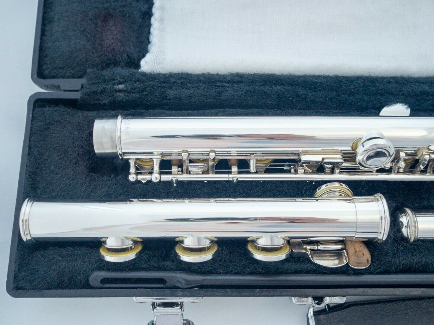 Yamaha YFL-385 II Intermediate Flute *Solid Silver Headjoint *Low-B *Japan Made *Cleaned & Serviced