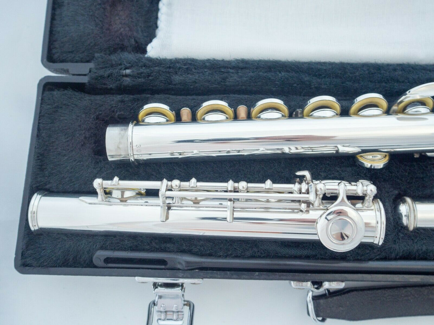 Yamaha YFL-385 II Intermediate Flute *Solid Silver Headjoint *Low-B *Japan Made *Cleaned & Serviced