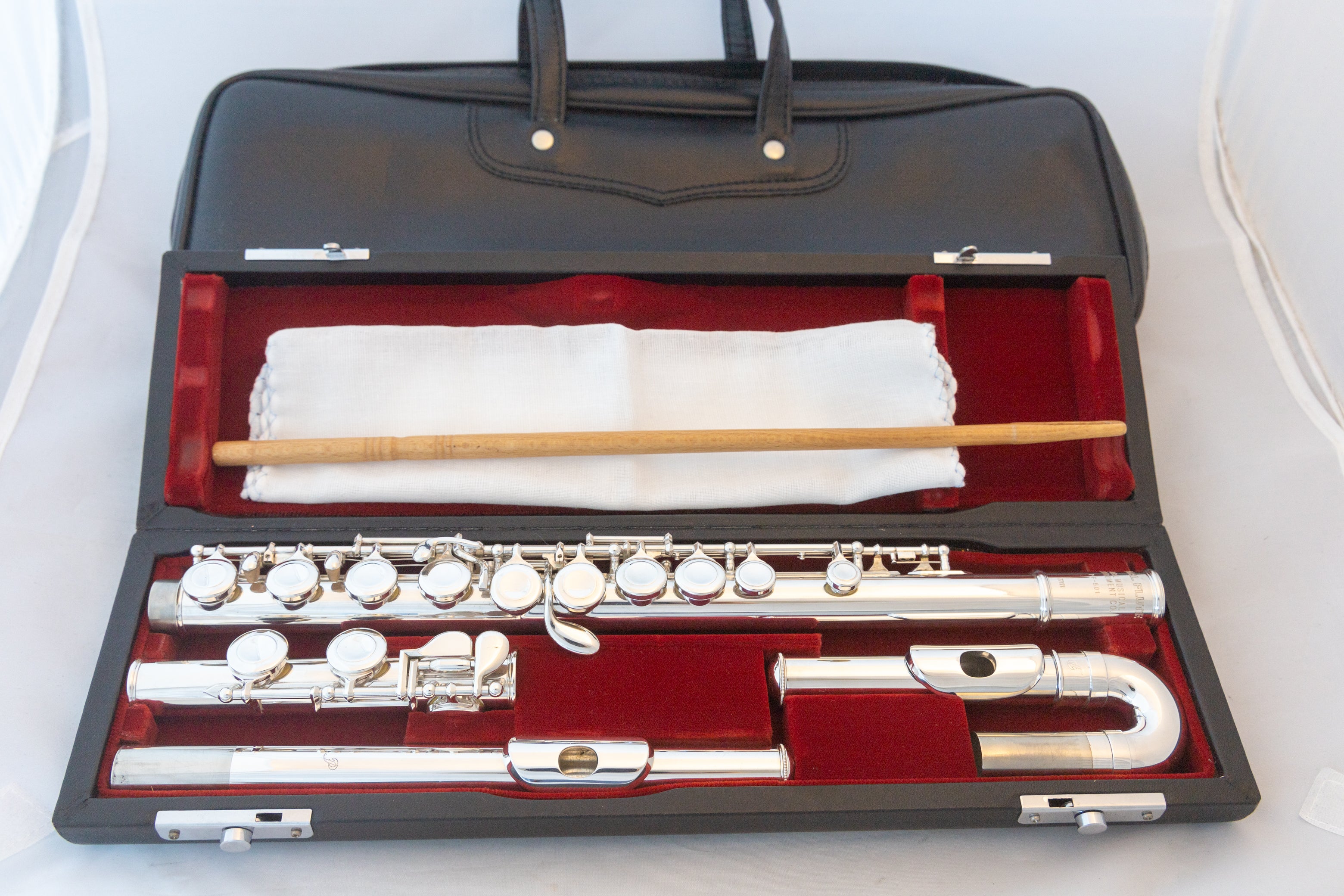 Pearl PF-501U Flute Straight & U Headjoints Split-E *Cleaned