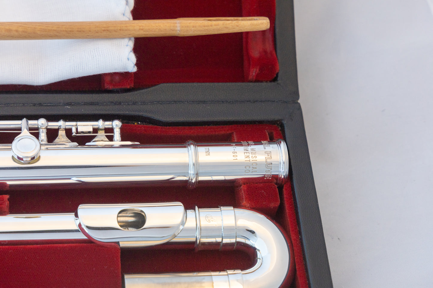 Pearl PF-501U Flute Straight & U Headjoints Split-E *Cleaned & Serviced